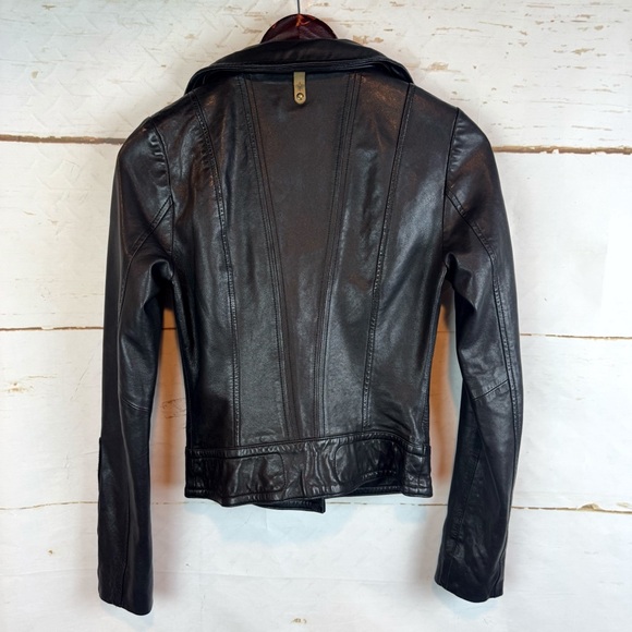 Mackage for Aritzia | 100% Leather Motorcycle Jacket, XXS - Picture 4 of 15